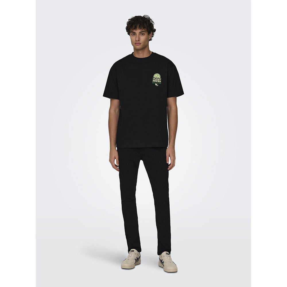 Only & Sons Leroy Life RLX T-shirt uomo M 100% cotone