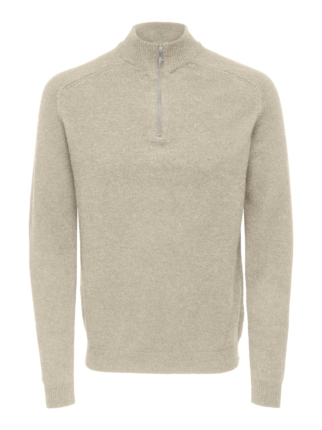 ONLY & SONS Edward Wool Half Zip felpa uomo mezza zip lana
