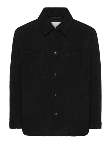 ONLY & SONS Onssigurd Giacca Sherpa Uomo S Egret Invernale