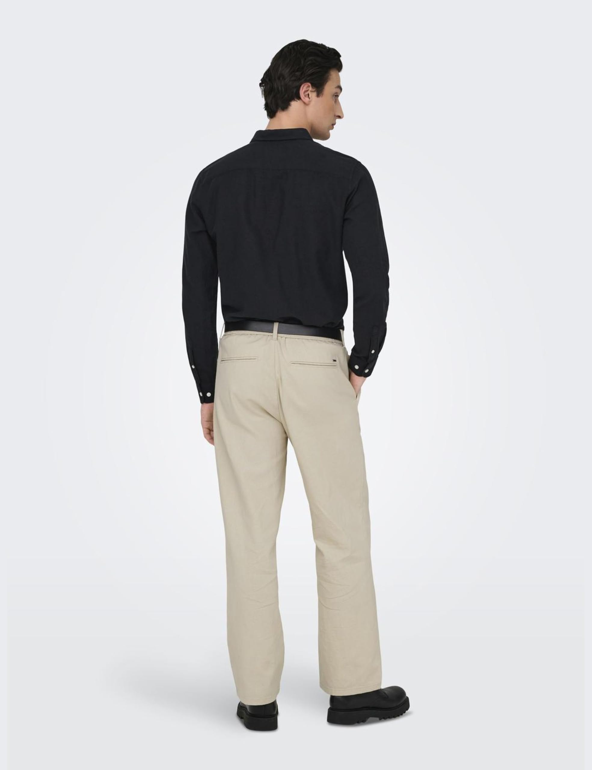 Only & Sons Onsbob Loose Pantaloni Rivestimento Argento