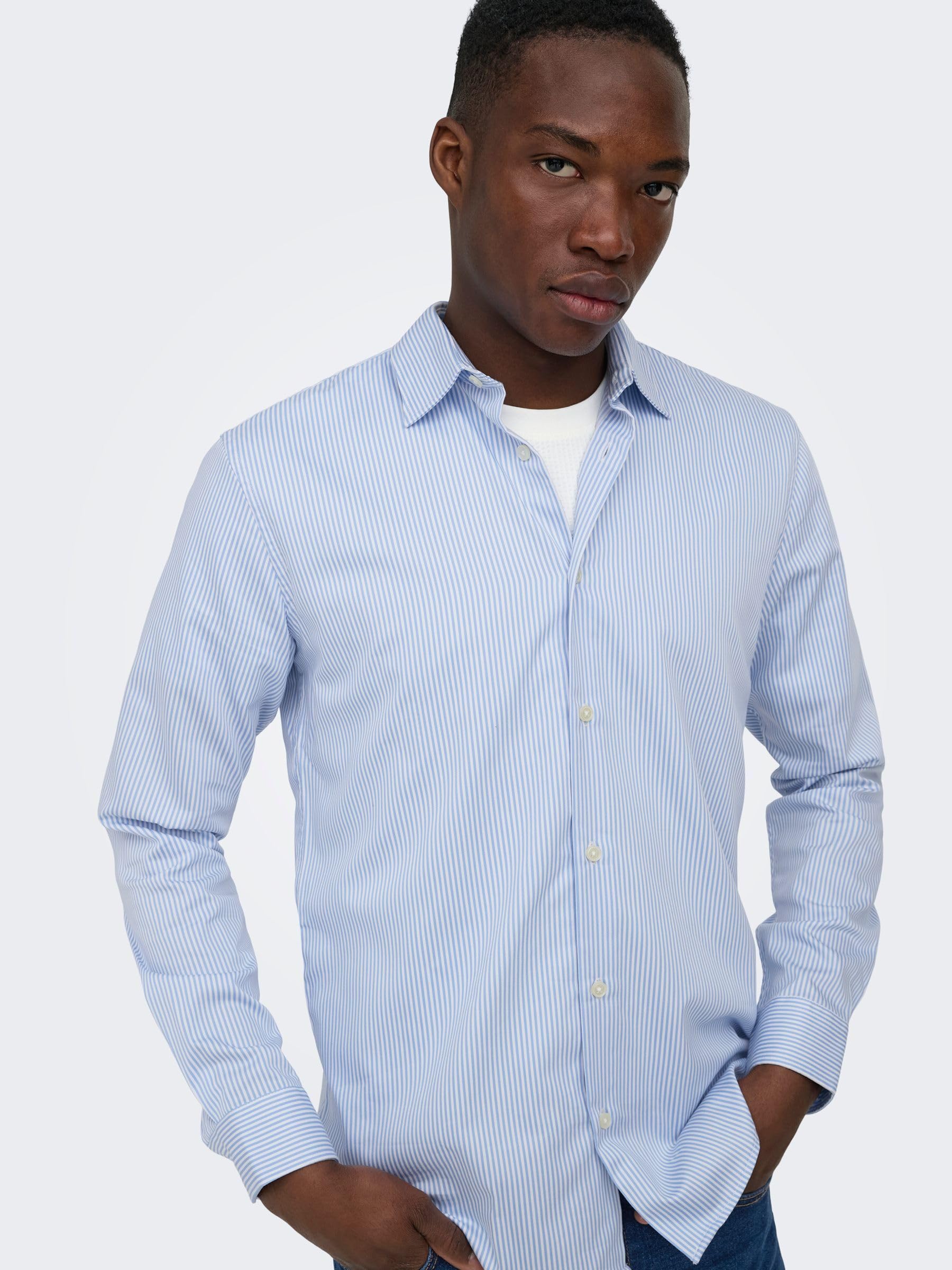 Only & Sons Onsjim Slim Shirt camicia uomo slim formale