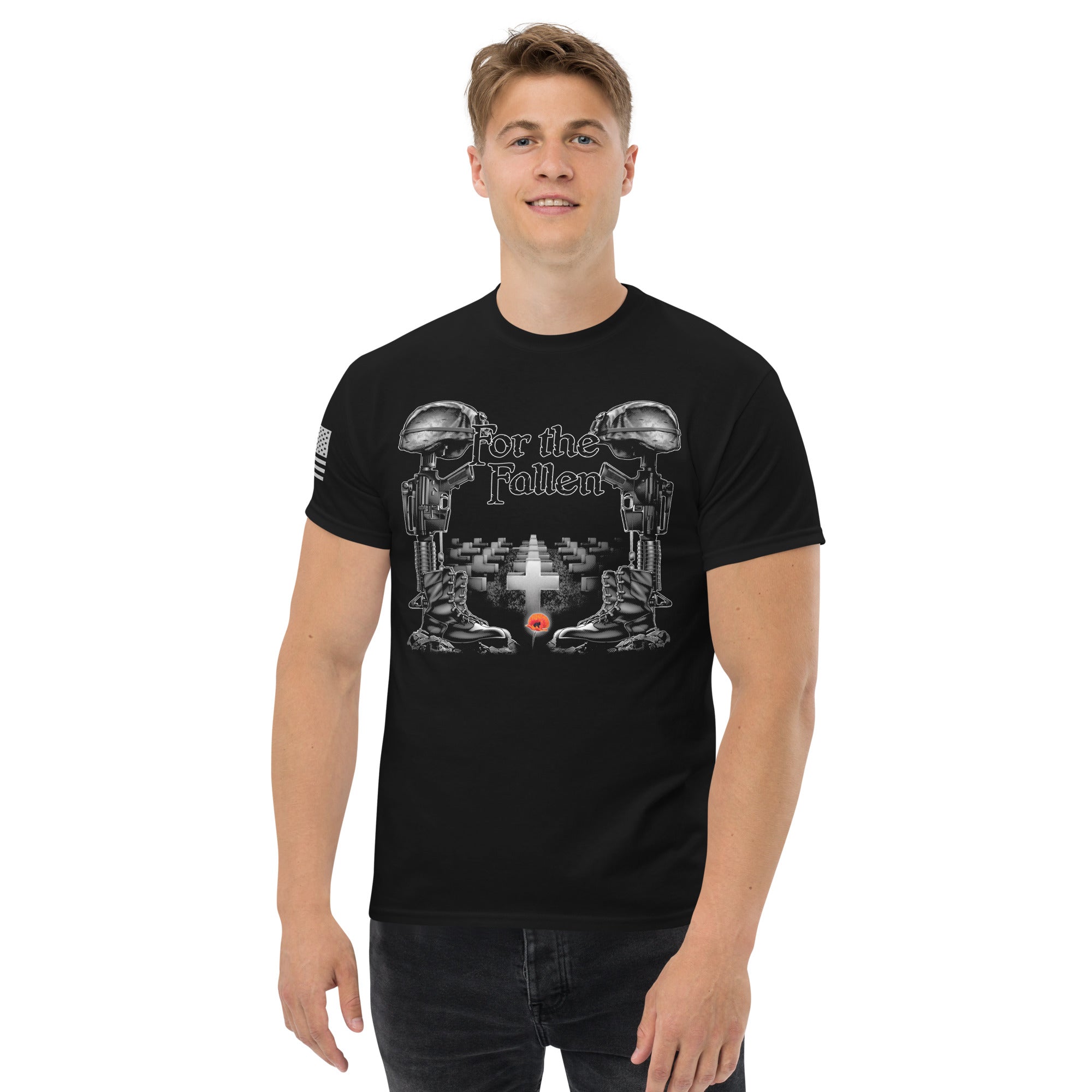 7.62 Design For The Fallen maglietta uomo cotone nera