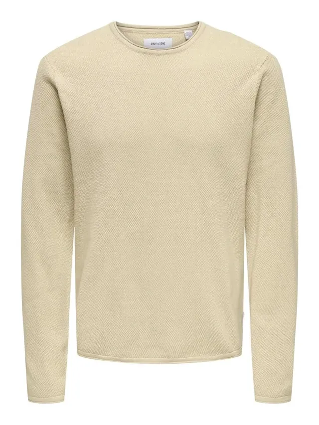 ONLY & SONS Maglieria Maglione uomo M argento girocollo
