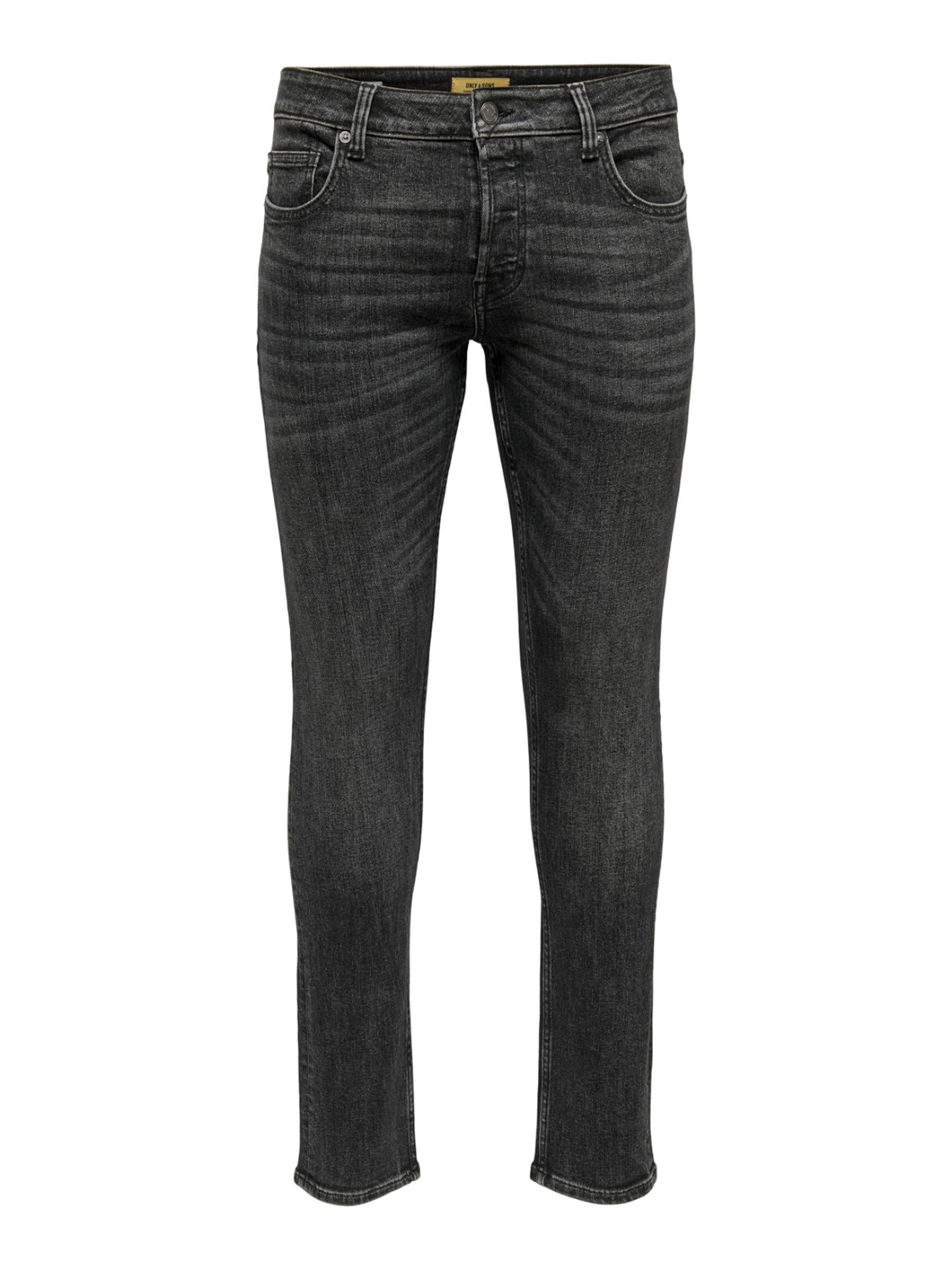 ONLY & SONS jeans uomo 28W/32L denim nero stretch