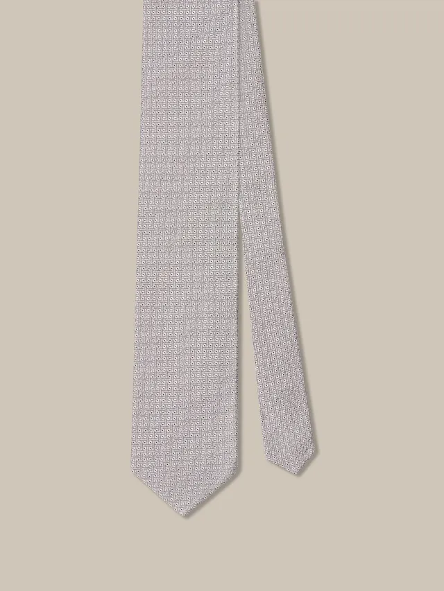Robert Talbott Ceremonial Weave cravatta seta nero REG