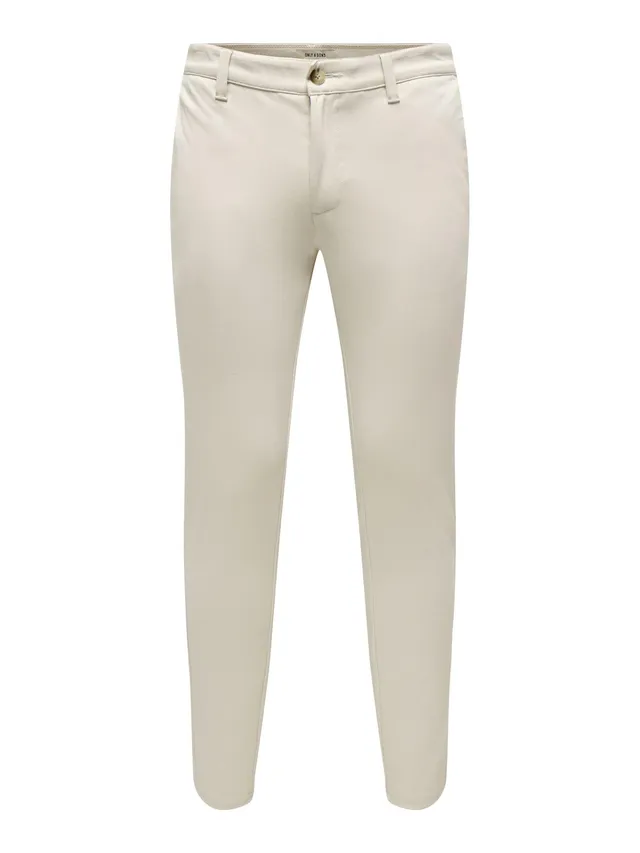 Only & Sons Onsmark Pantaloni Chino Uomo Slim Cotone