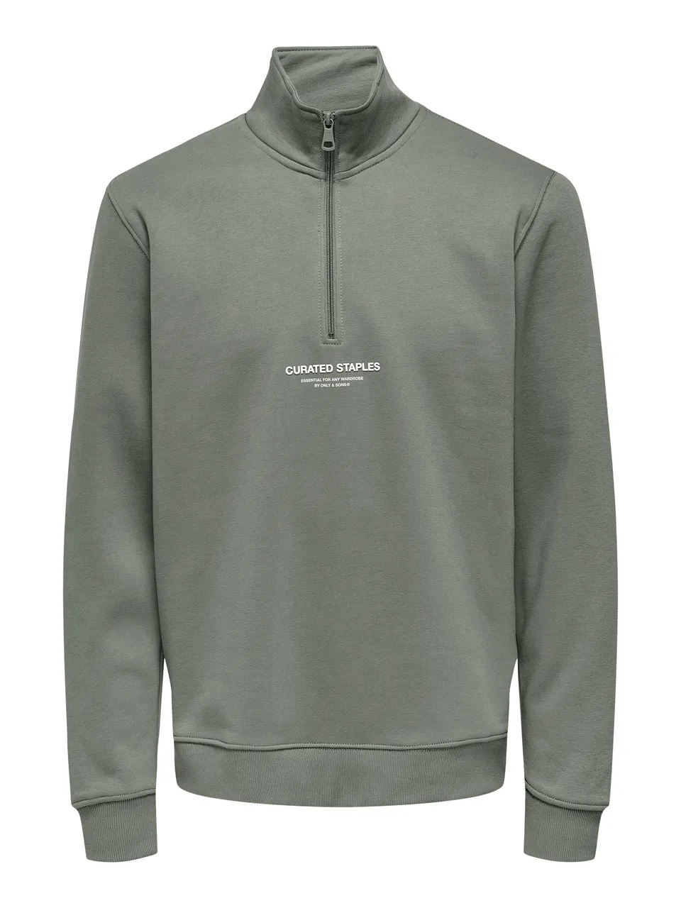 Only & Sons Onscurated felpa uomo nera taglia L