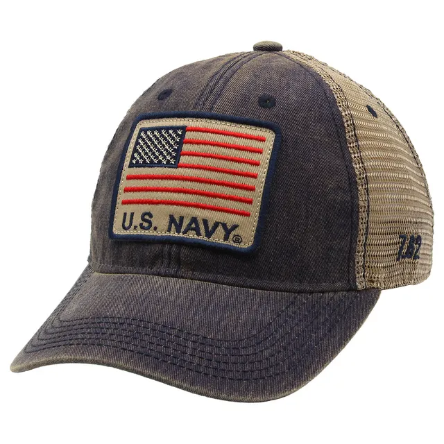 7.62 Design Navy Flag Vintage cappello trucker blu uomo