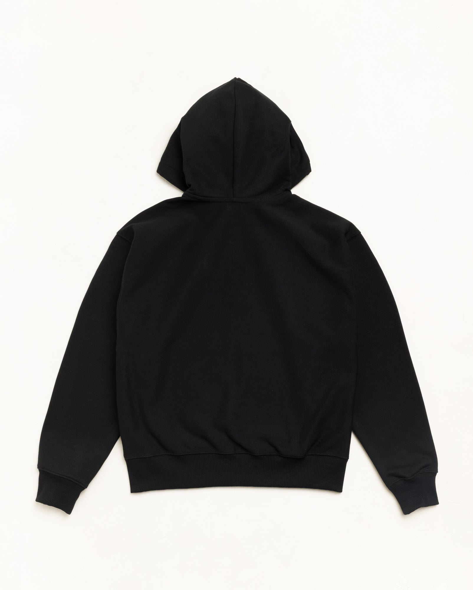 Stussy Snakeskin Zip Hoodie Felpa Zip Nera Cotone 430gsm