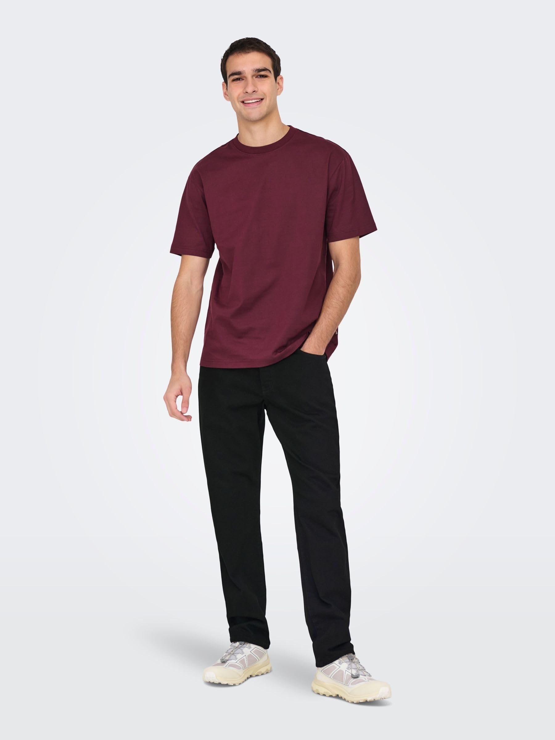 ONLY & SONS Onsedge Jeans Uomo 29W/30L Straight Vita Media