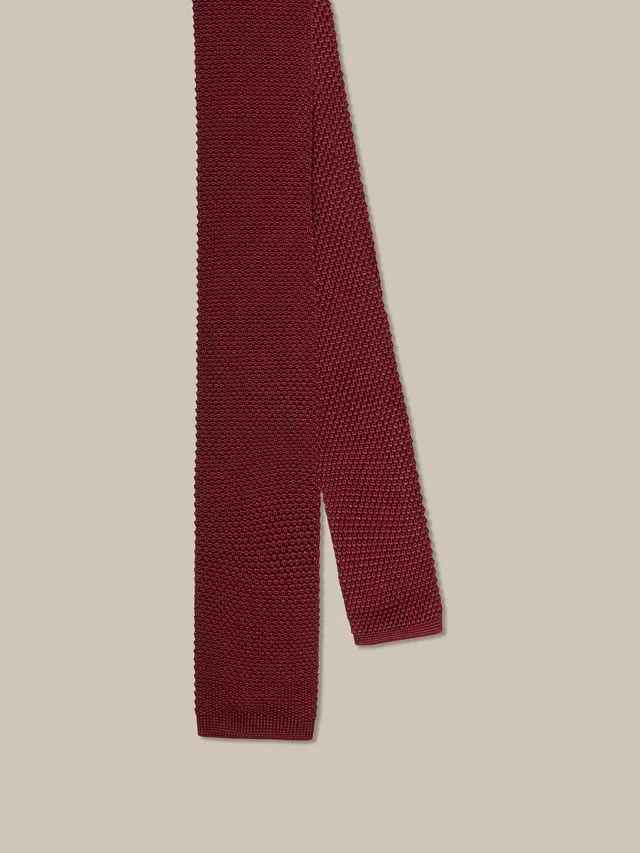 Robert Talbott Redford cravatta knit seta wine