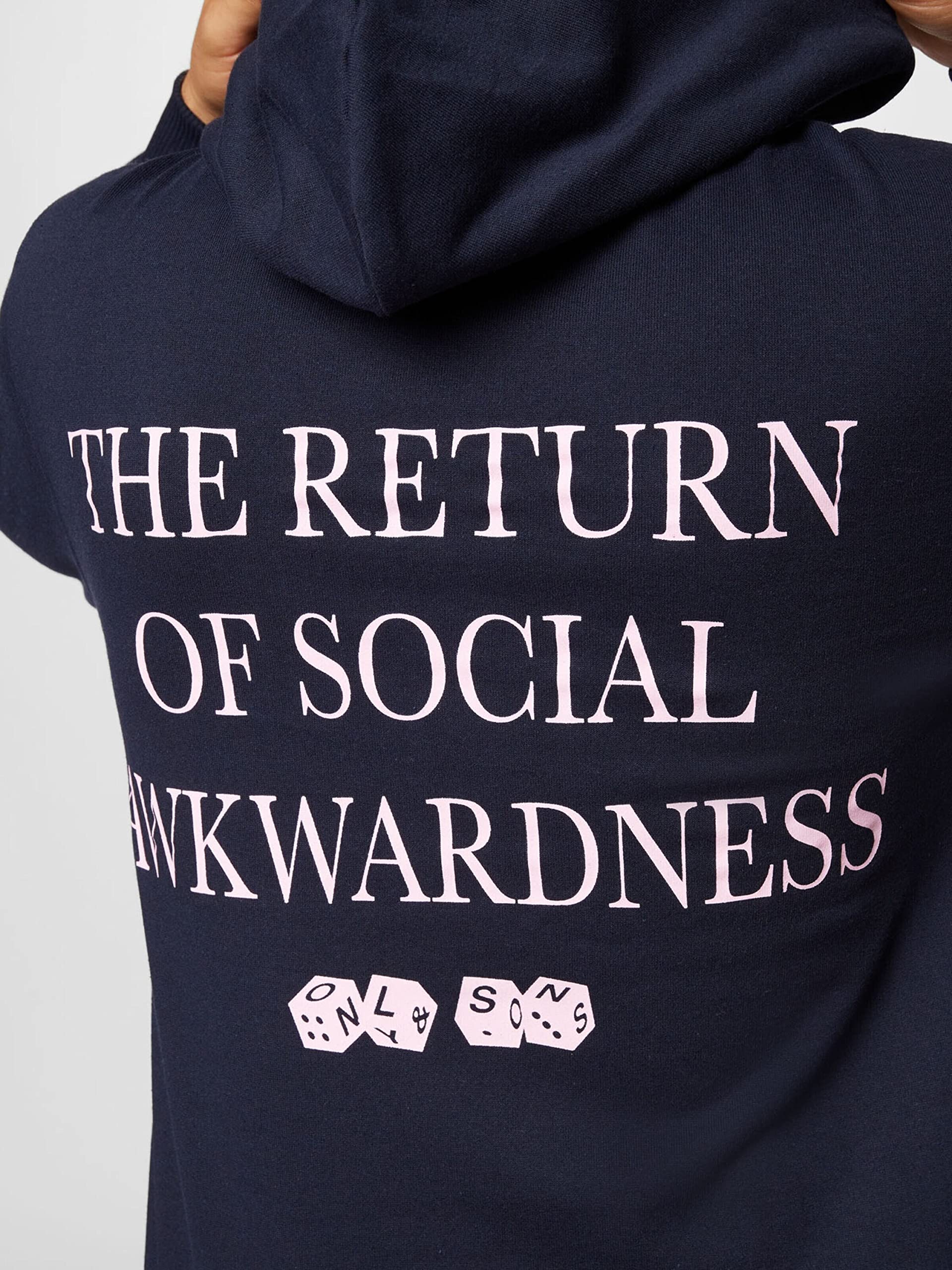 ONLY & SONS Awkward felpa uomo girocollo taglia M
