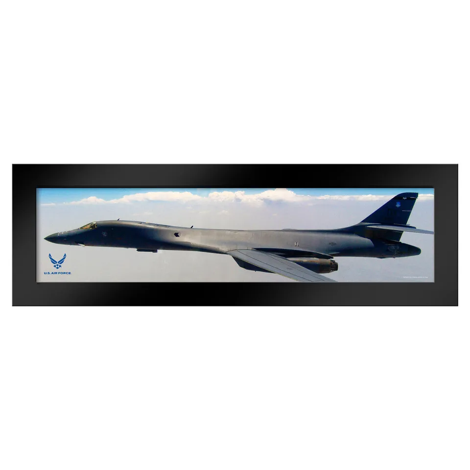7.62 Design U.S. Air Force B-1 stampa incorniciata 28x65 cm