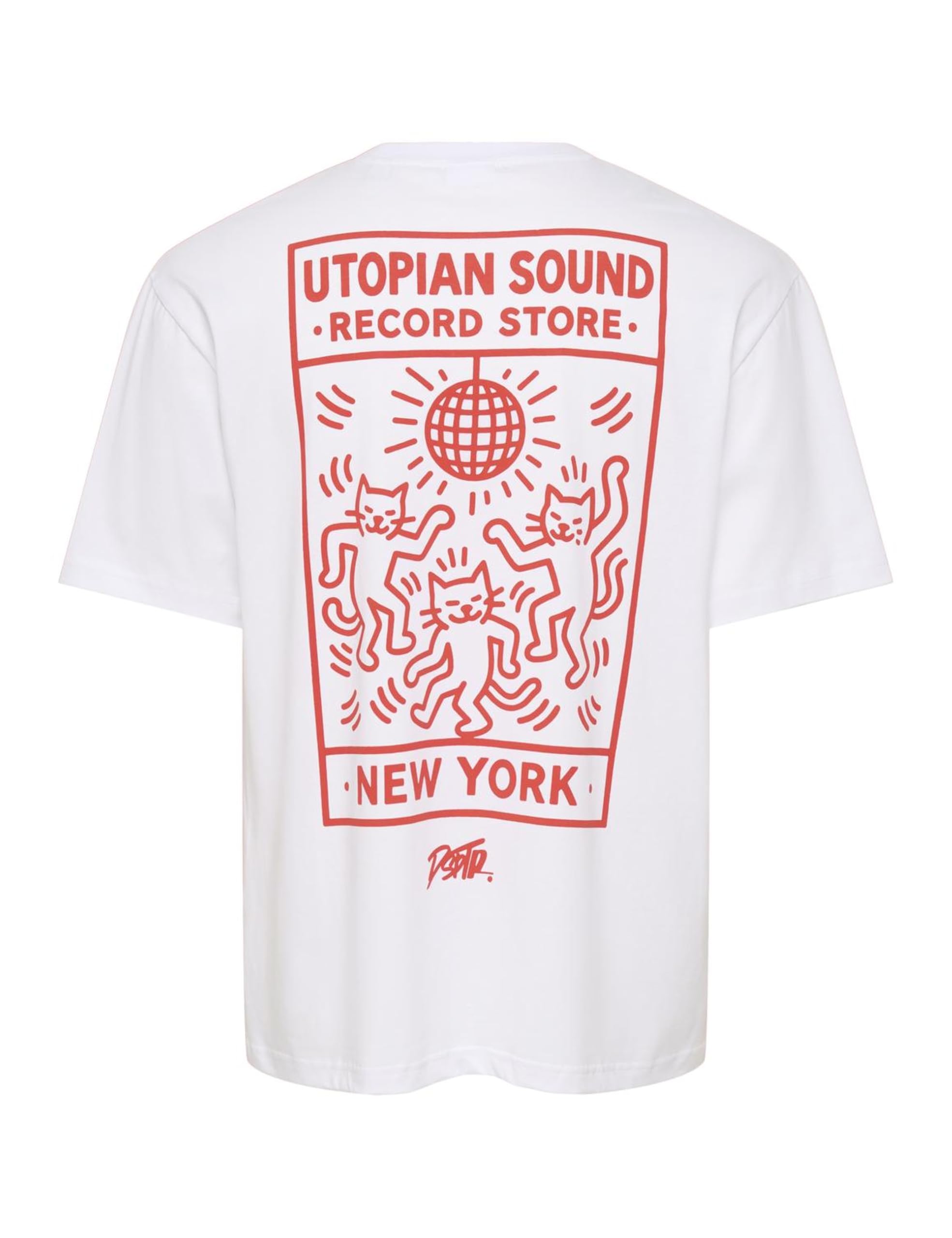 Only & Sons Onsfred World Wide RLX SS Tee T-shirt Bianca S