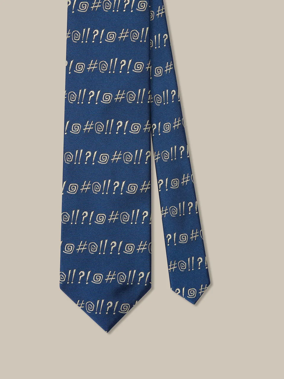 Robert Talbott Grawlix Cravatta Seta Blu Best of Class