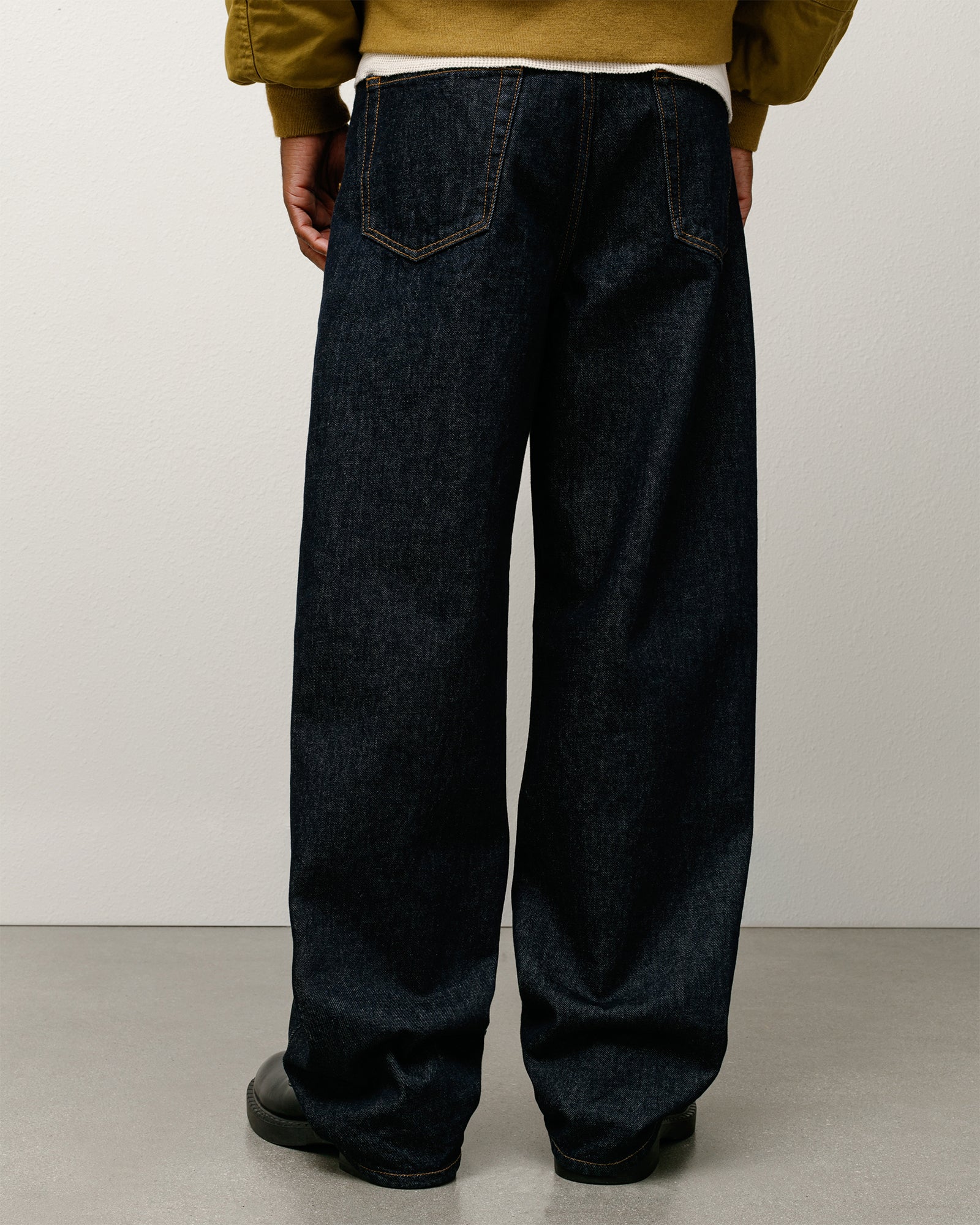 Stussy Relaxed Jean Denim jeans Rinsed Indigo cotone
