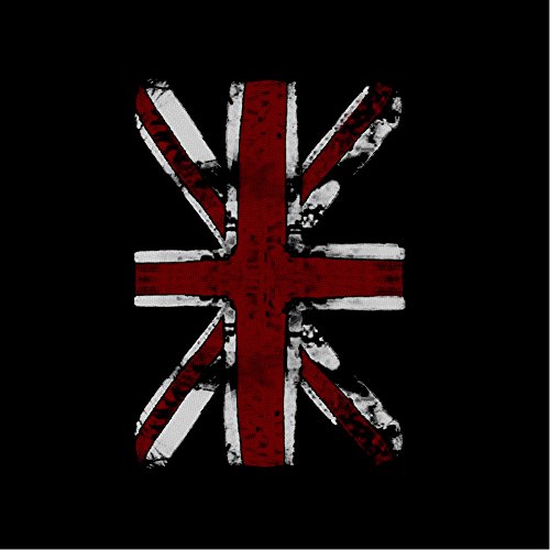 Makaya Union Jack T-Shirt Donna Cotone Nera Taglia M