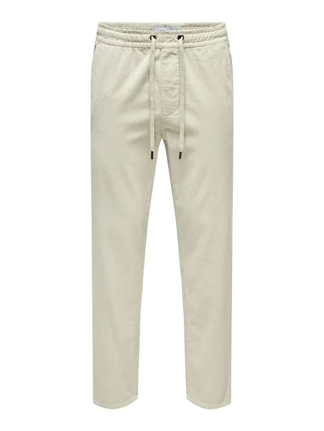 Only & Sons Onslinus Pantaloni Uomo Tapered Fit Nero