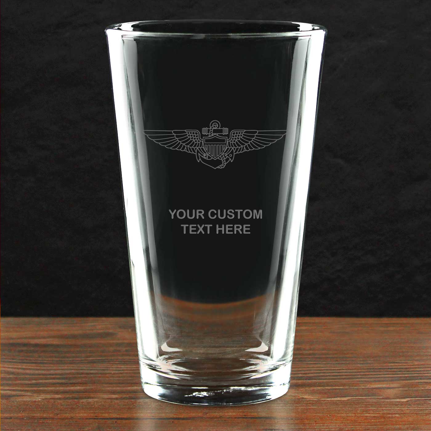 7.62 Design Navy Aviation bicchiere pinta vetro 16 oz