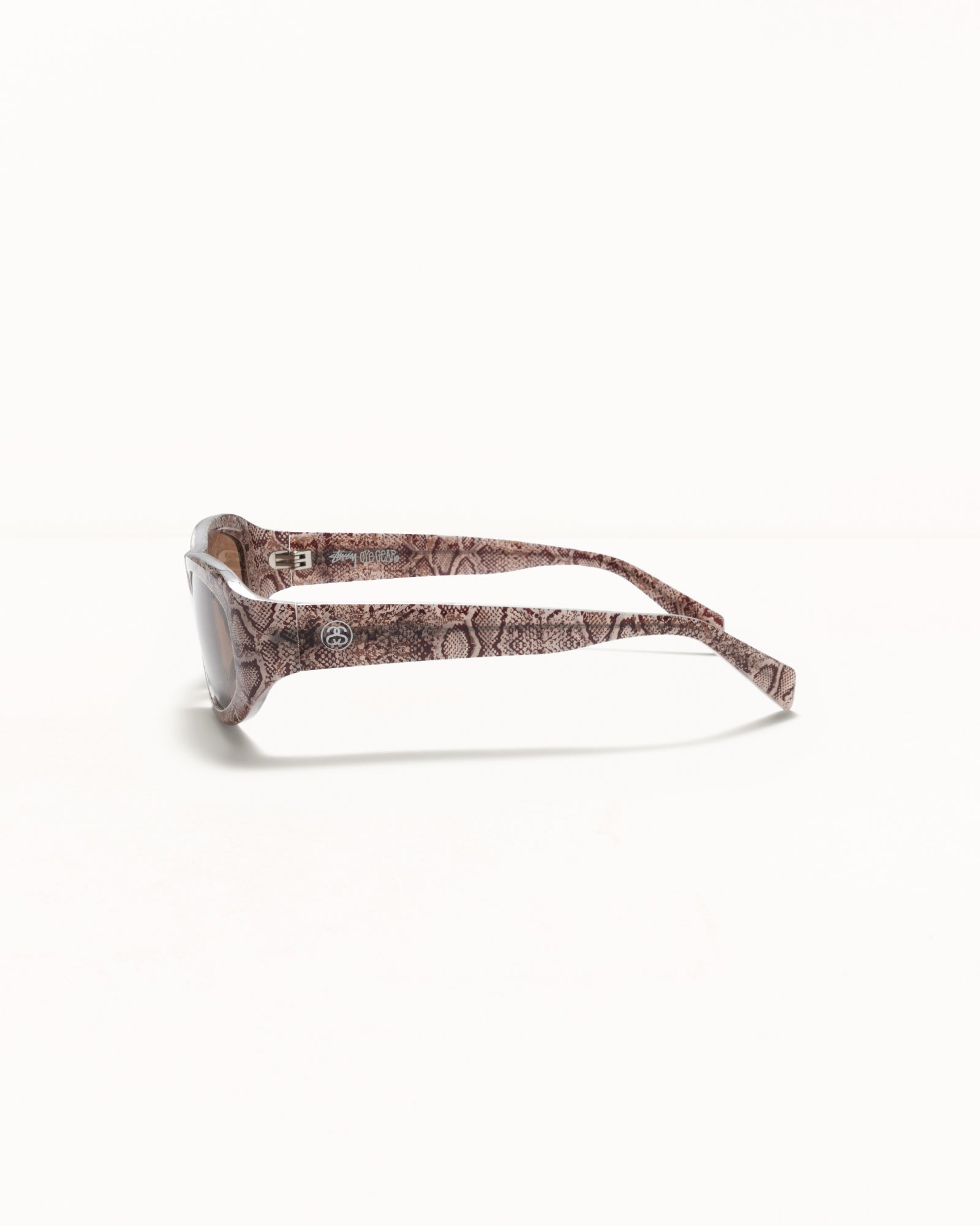 Stussy Landon occhiali da sole Snake Skin acetato