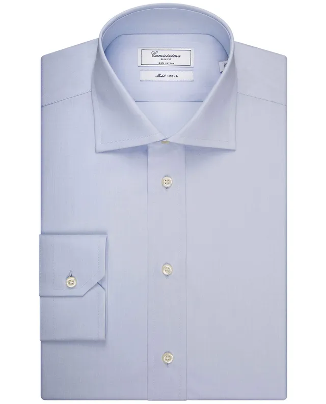 Camicissima Permanent Camicia Azzurra Slim Manica Lunga