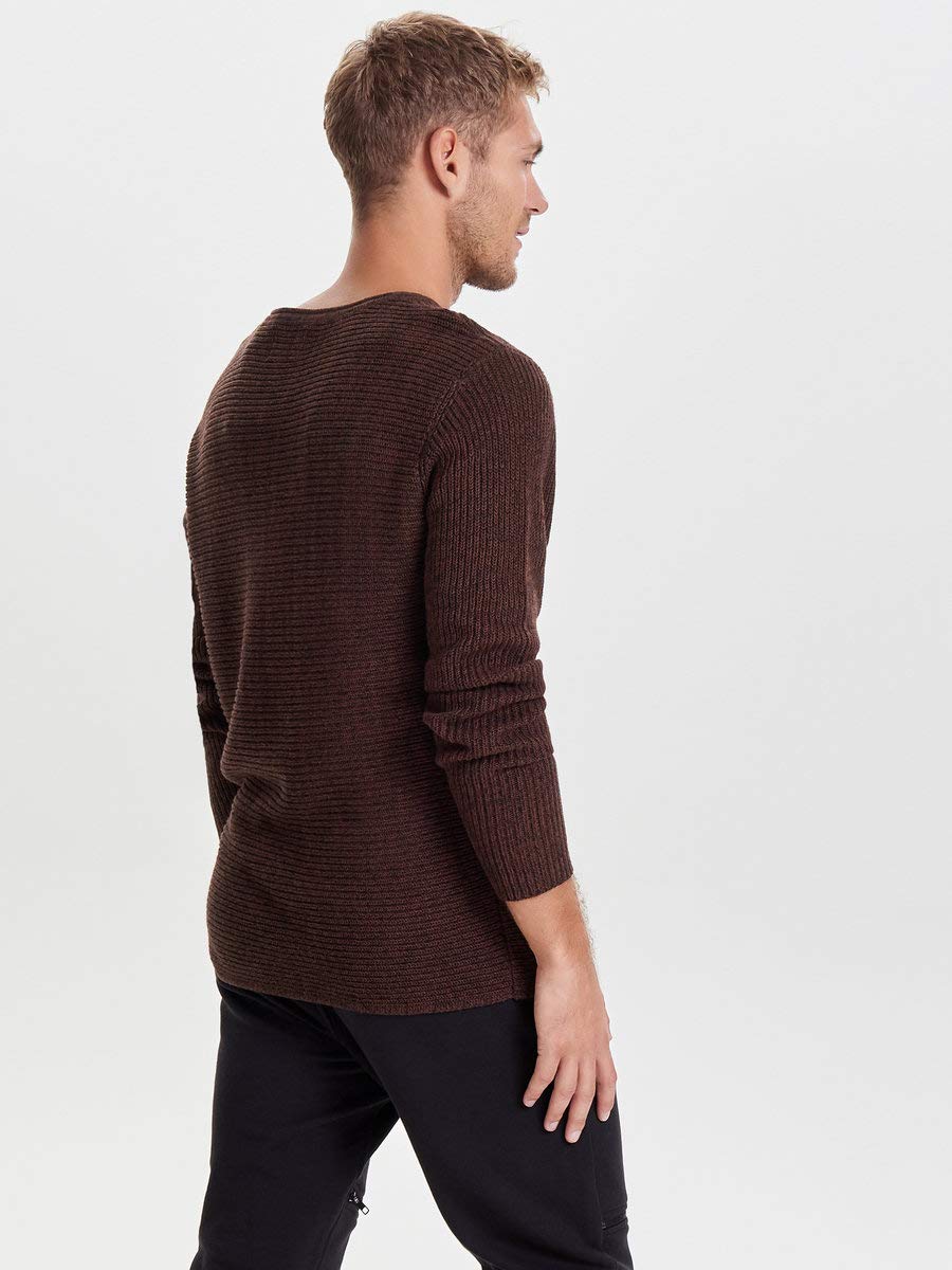 ONLY & SONS Onssato maglione uomo in cotone multicolore