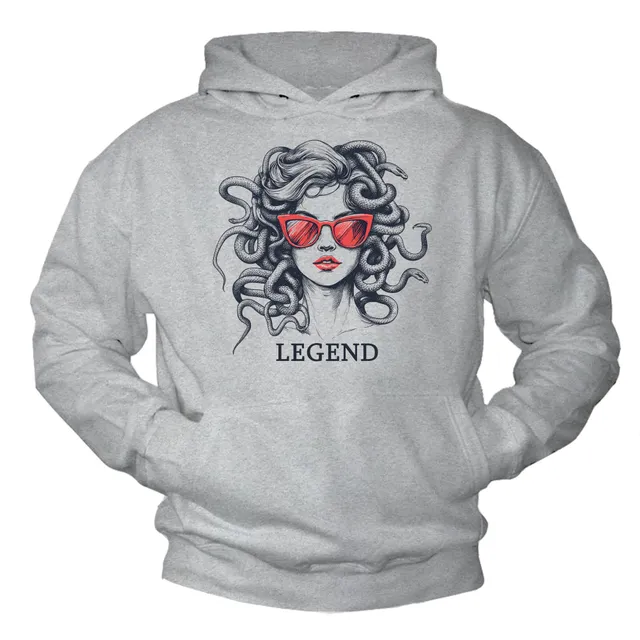 MAKAYA Medusa Felpa con Cappuccio Uomo 3XL Cotone
