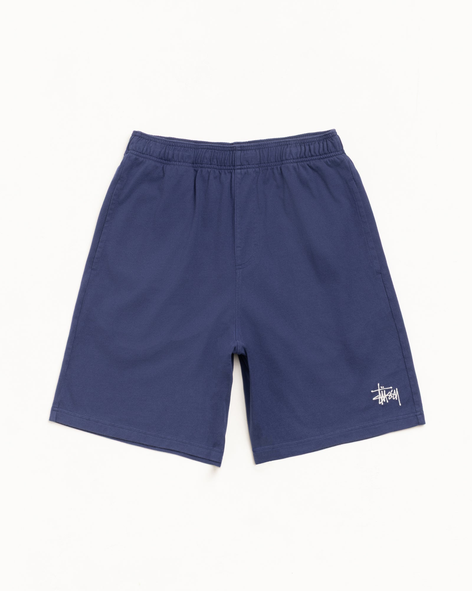 Stussy Jersey Short pantaloncini blu navy cotone 350gsm