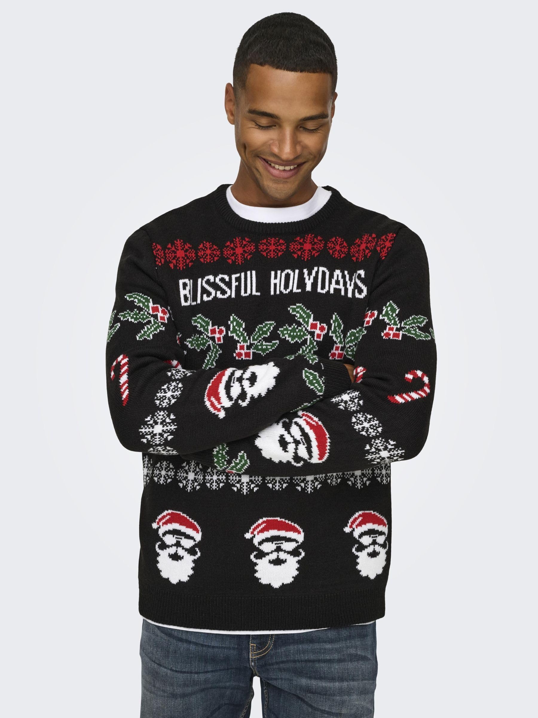 Only & Sons Onsxmas pullover maglione uomo L