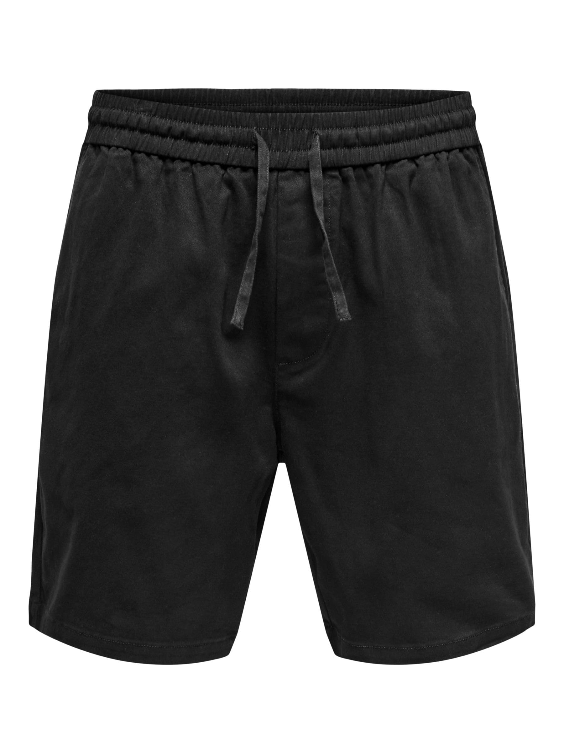 Only & Sons Onstel 0241 Noos Shorts Uomo Nero