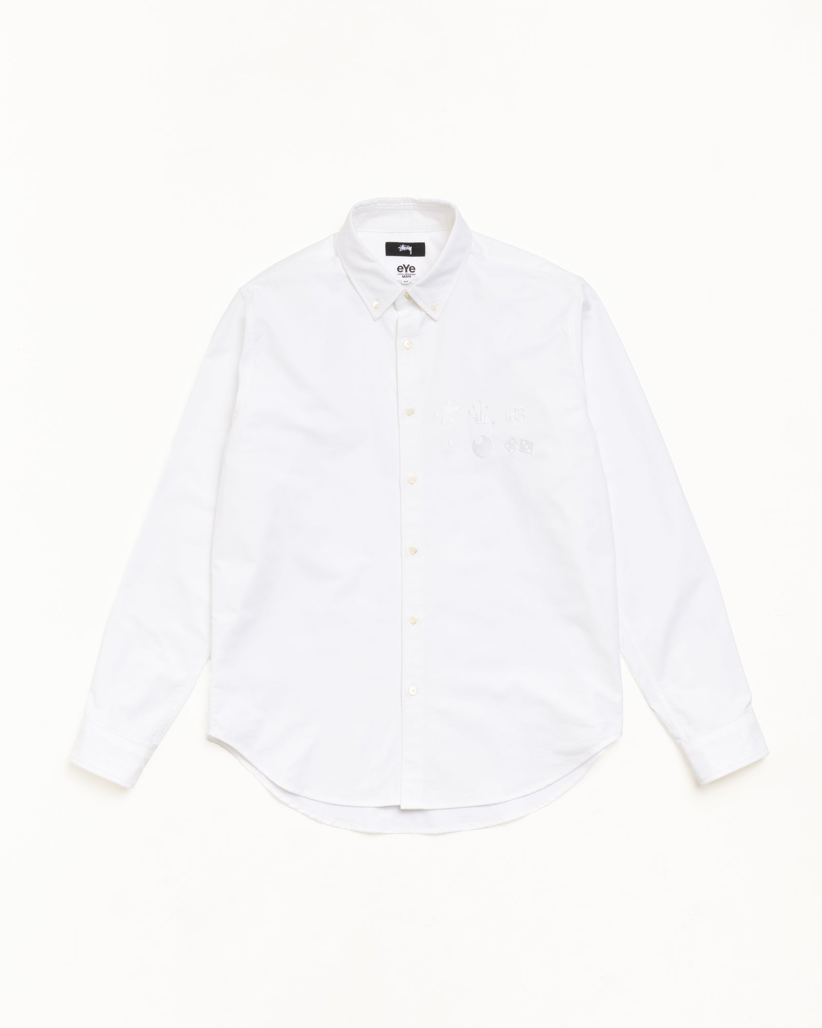 Stussy Junya Button-Down camicia bianca oxford
