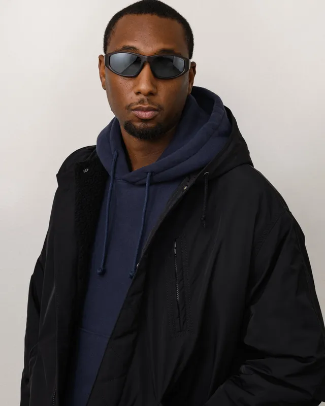 Stussy Leslie occhiali da sole frost grey specchiati polarizzati