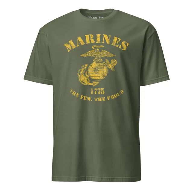7.62 Design Marines The Few The Proud maglietta uomo verde militare cotone