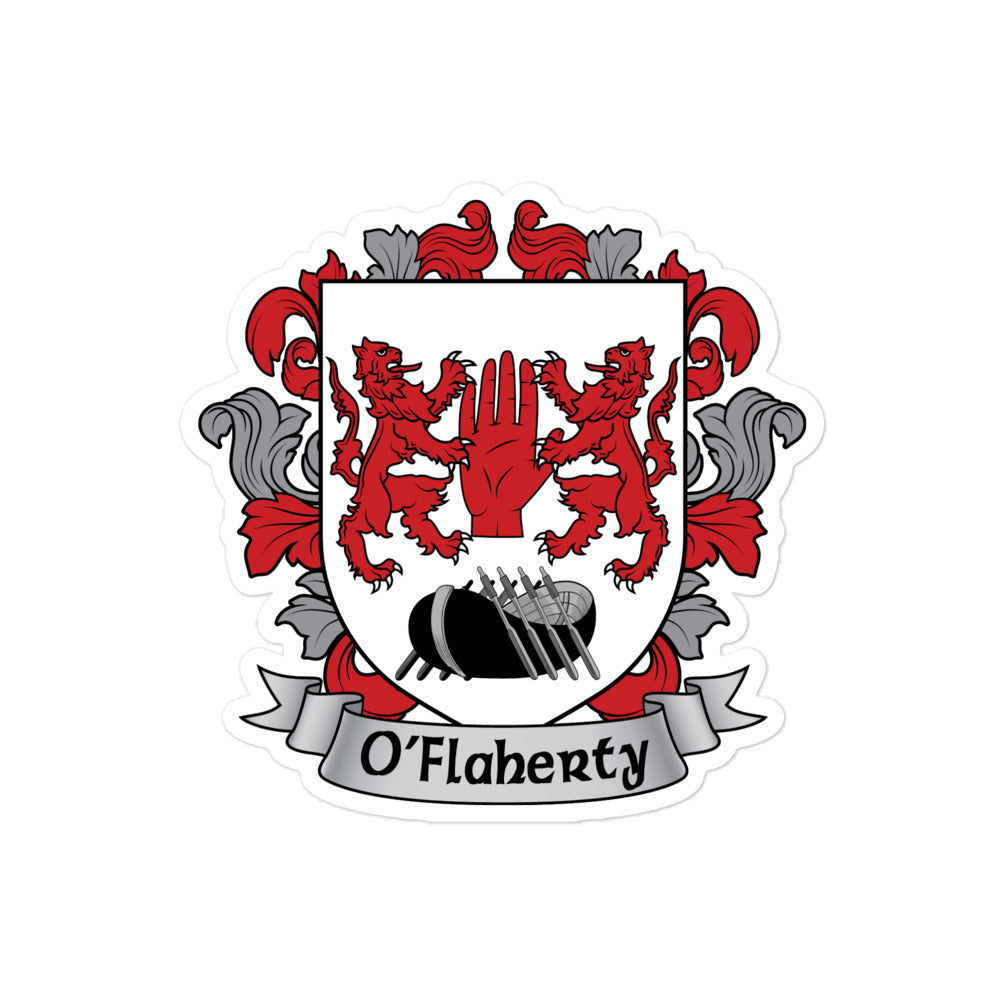 7.62 Design O'Flaherty Adesivo vinile stemma irlandese 4x4