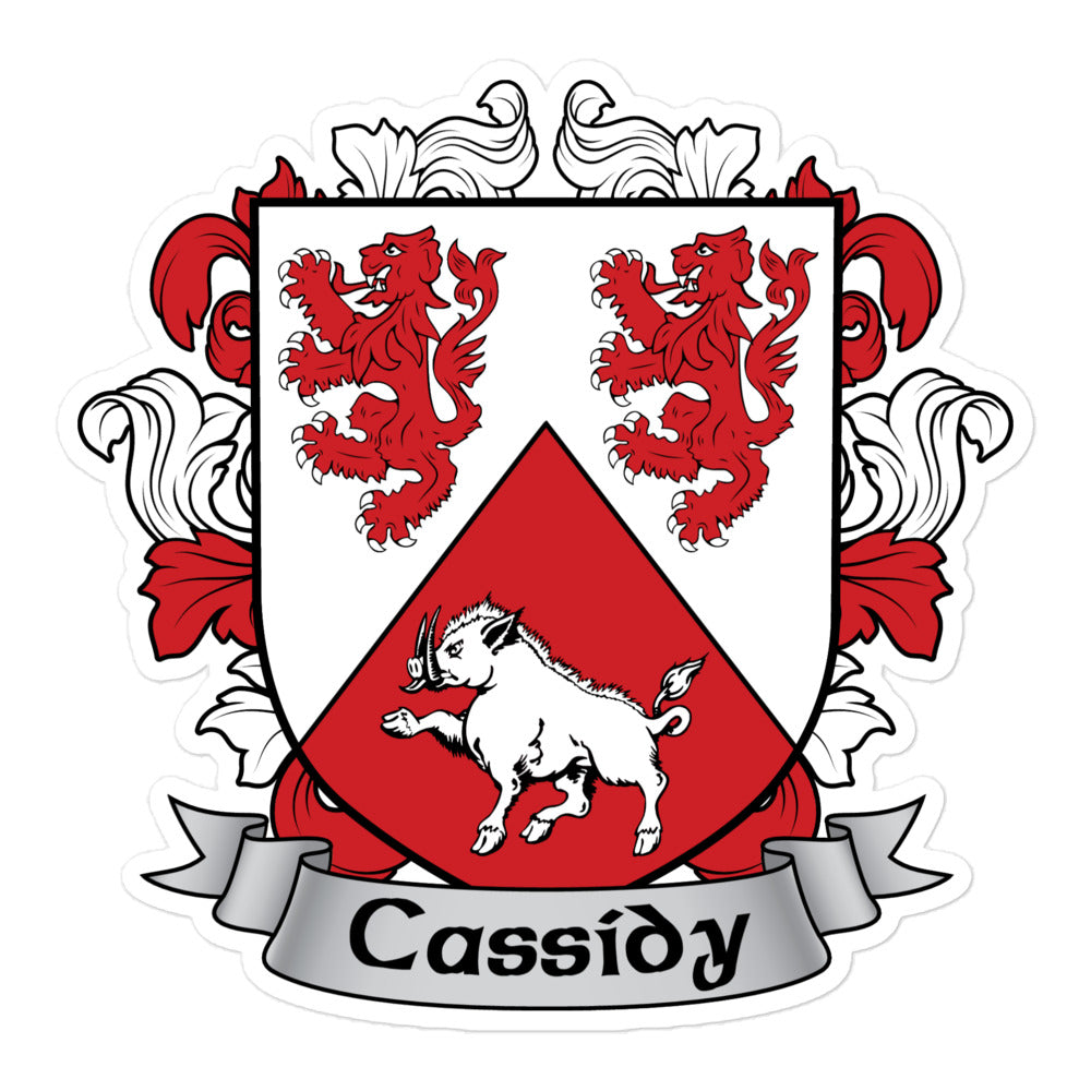 7.62 Design Cassidy sticker vinile 7,6 cm stemma irlandese
