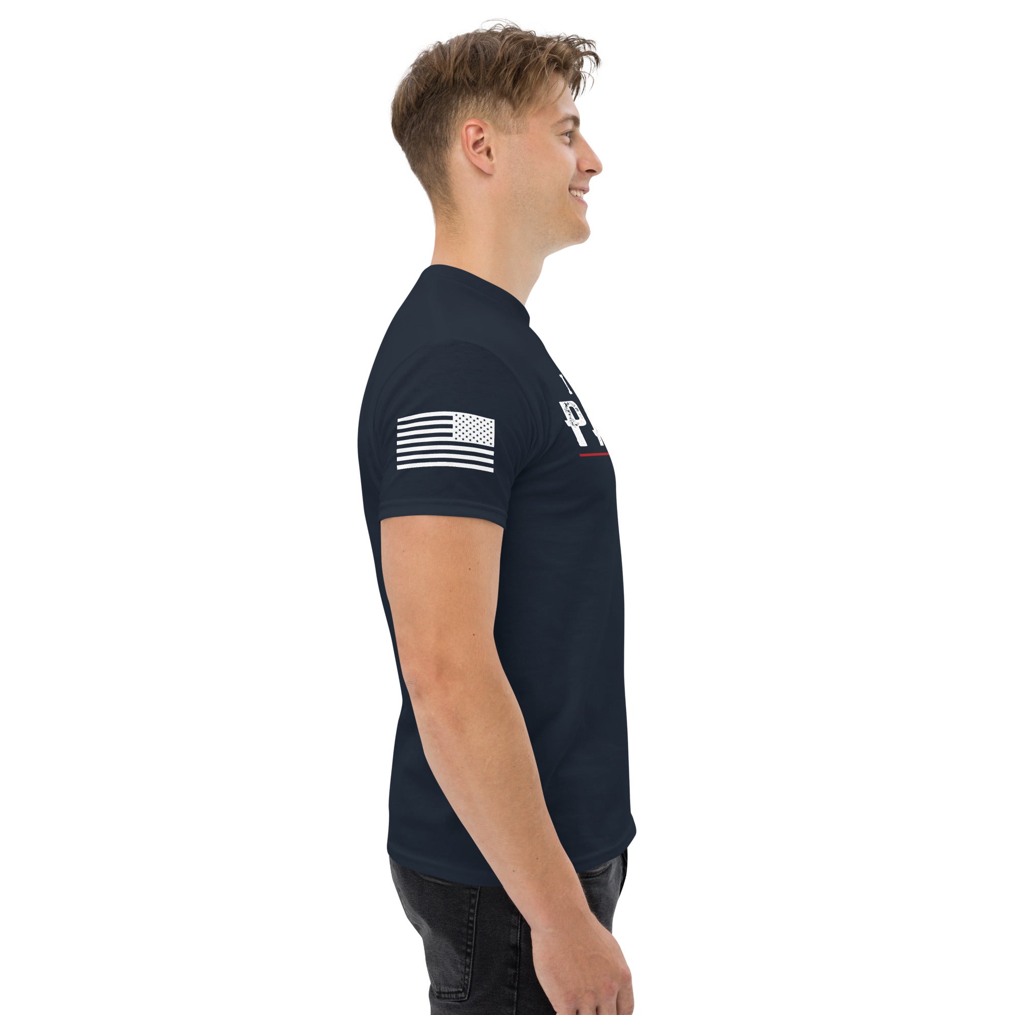 7.62 Design I Identify as Patriot t-shirt uomo blu cotone