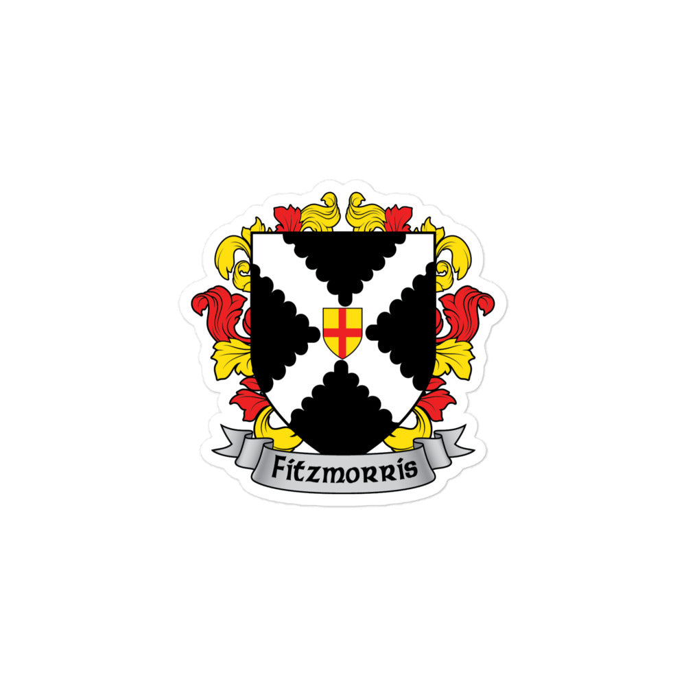 7.62 Design Fitzmorris Coat of Arms adesivo vinile 7,6 cm