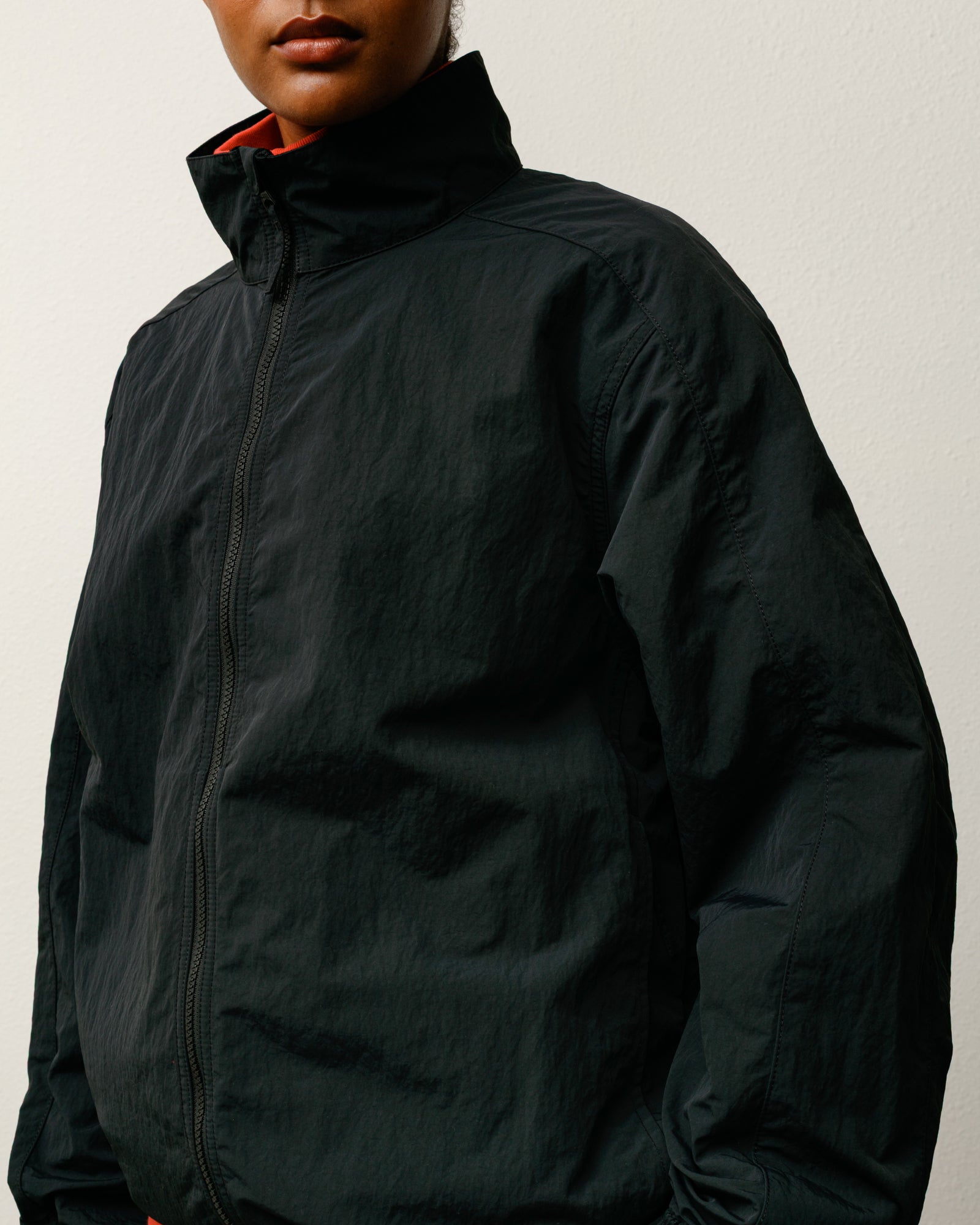 Stussy Lightweight Mock Jacket giacca Black nylon leggera