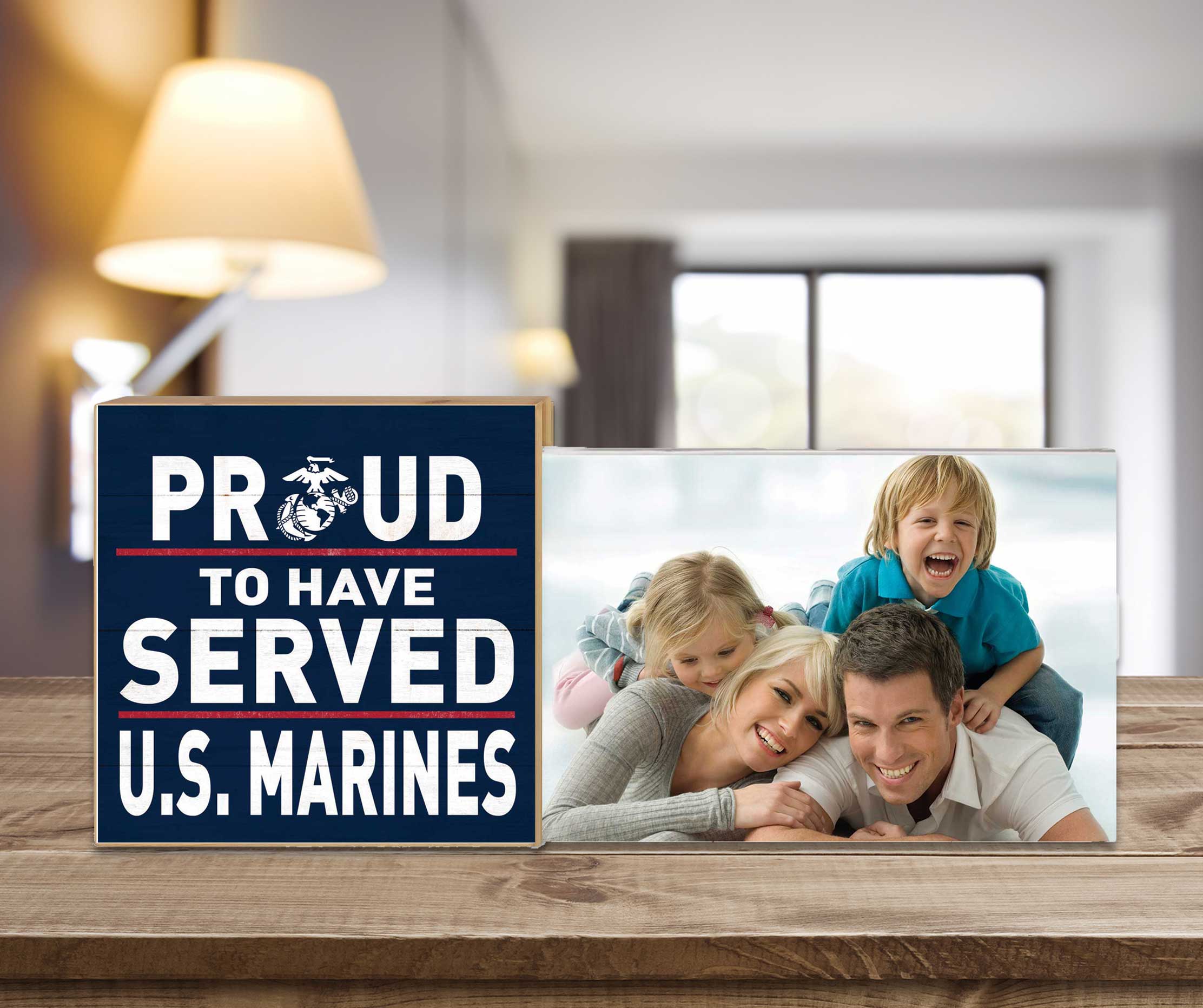 7.62 Design Proud Served cornice foto 4x6 USMC