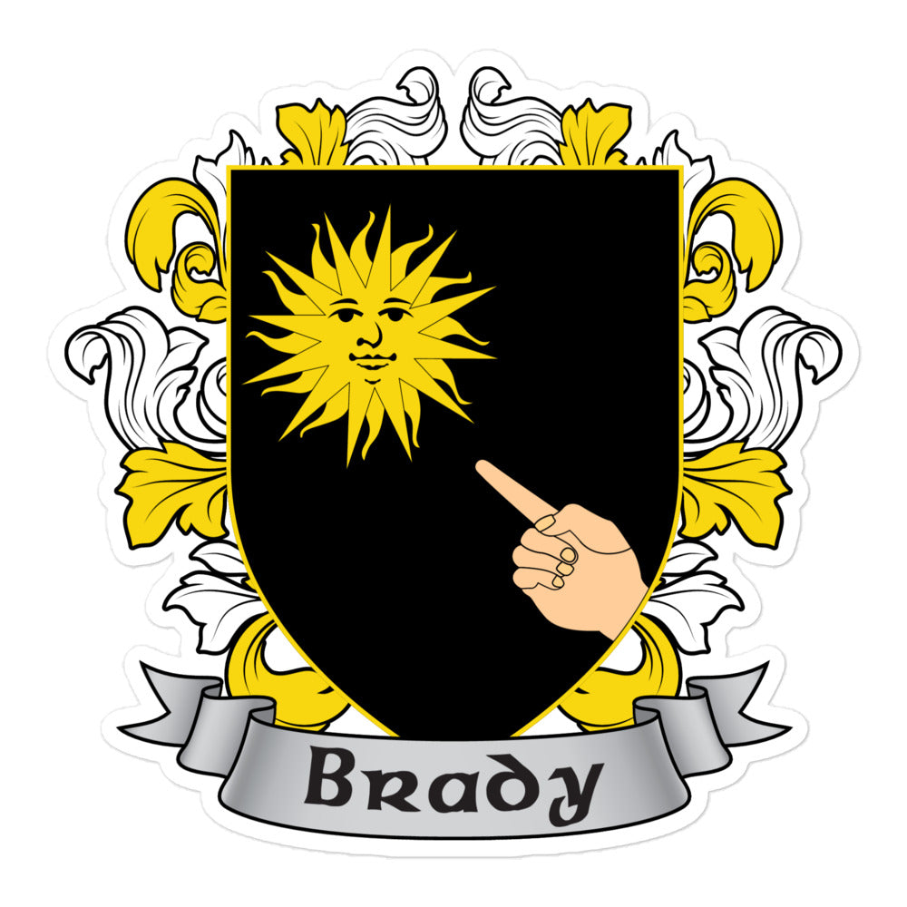 7.62 Design Brady adesivo vinile stemma irlandese 3x3