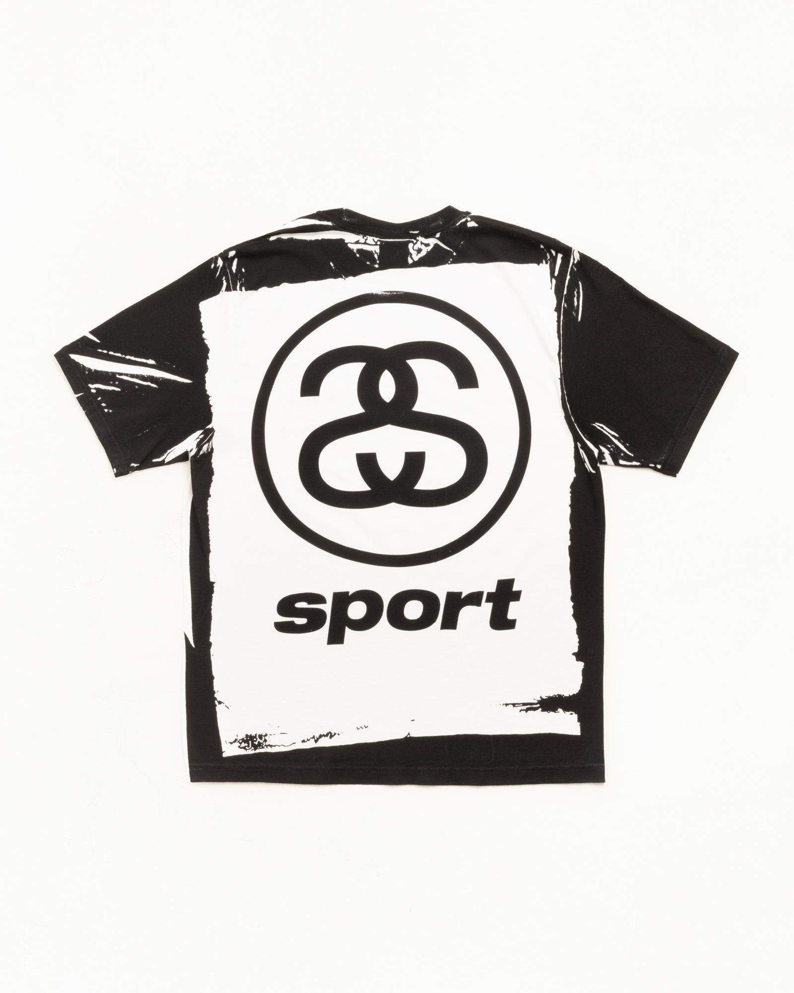 Stussy Link Sport Tee Pigment Dyed Maglietta Natural Cotone