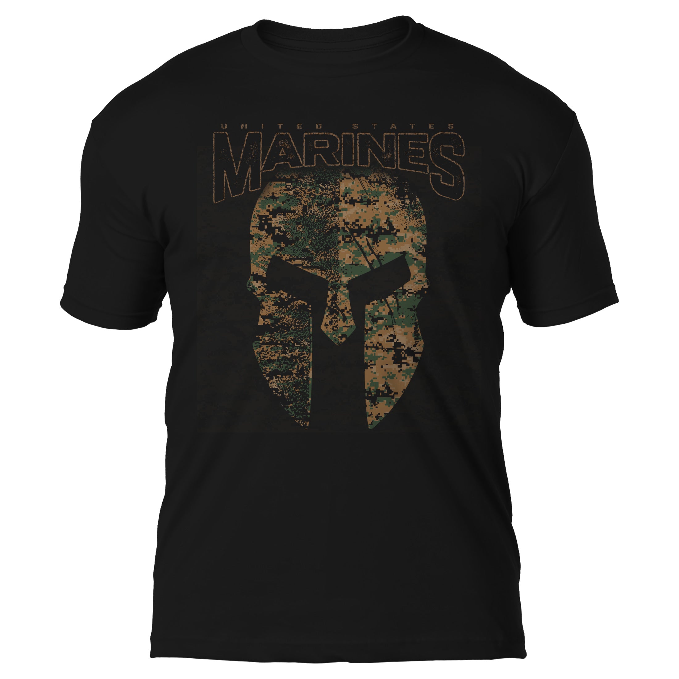7.62 Design USMC Spartan t-shirt uomo nera cotone