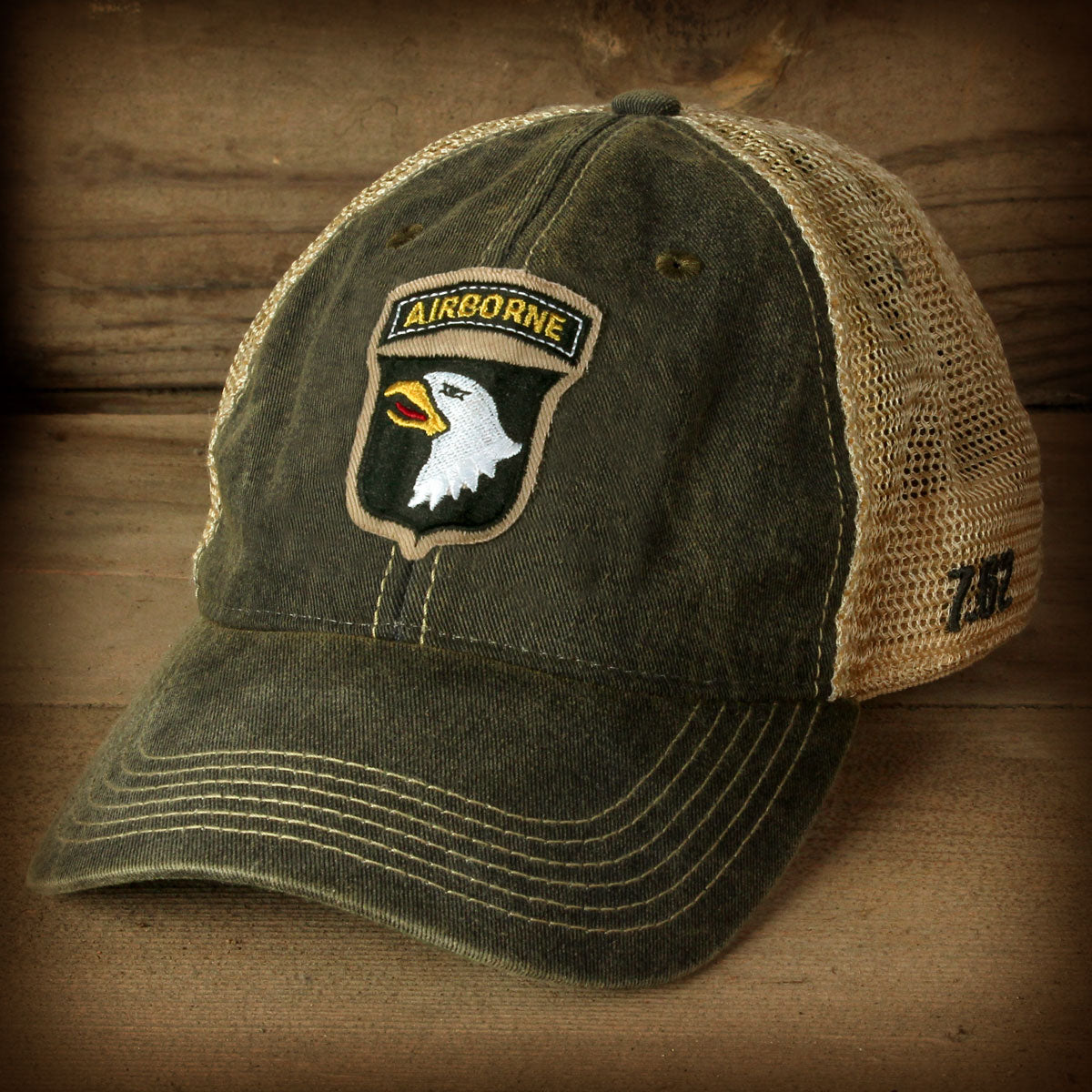 7.62 Design Cappello Trucker 101st Airborne Nero Vintage