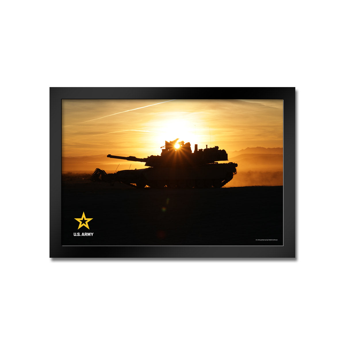 7.62 Design Army Abrams Tank stampa 14"x20"