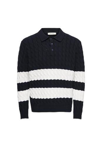 Only & Sons Onskicker RLX Polo Maglia Uomo S Blu Navy
