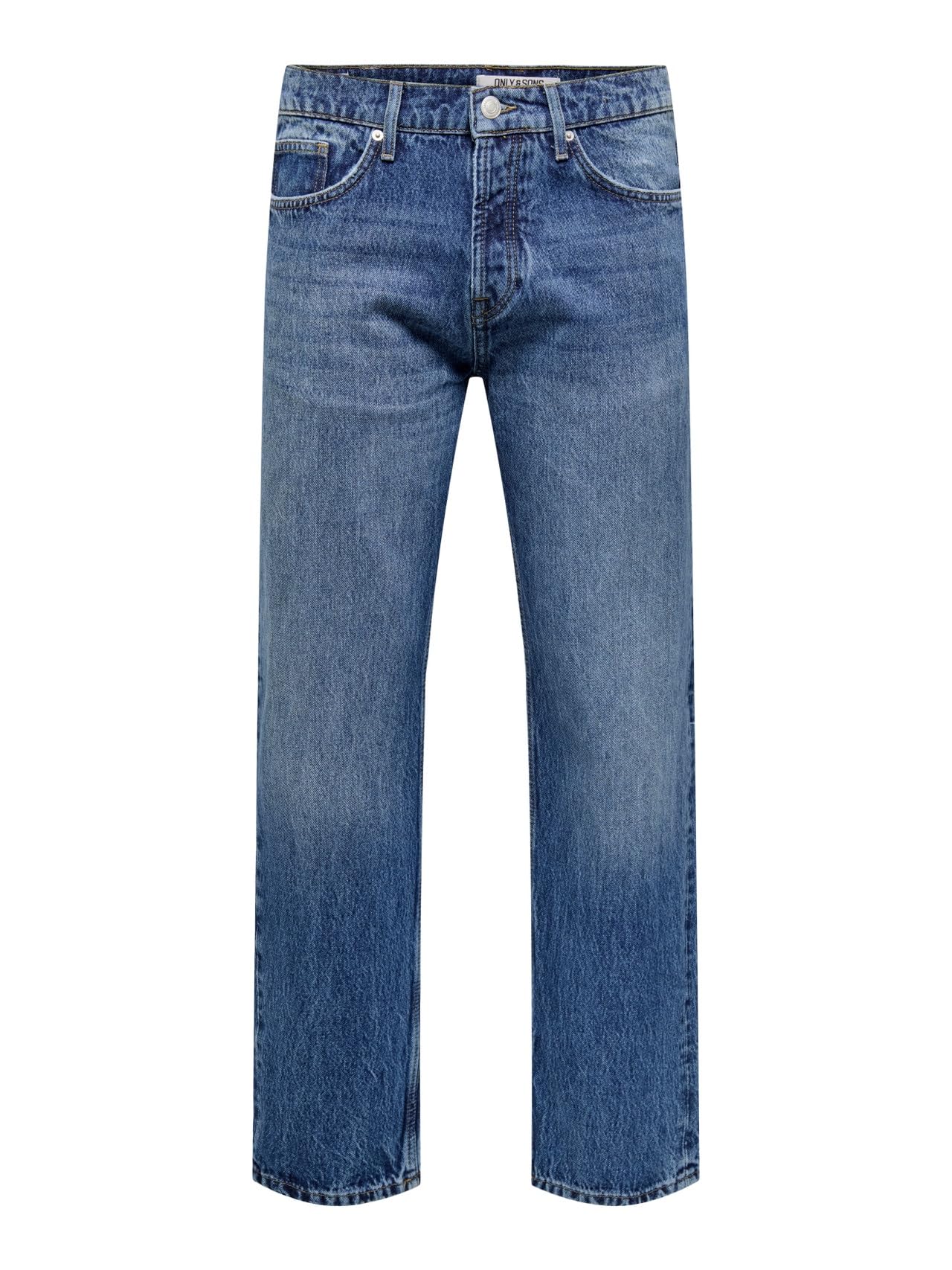 ONLY & SONS ONSEDGE Straight Jeans uomo 36W/34L vita media
