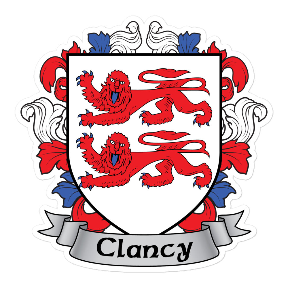 7.62 Design Automotive Clancy Irish Coat of Arms sticker vinile 3"x3"