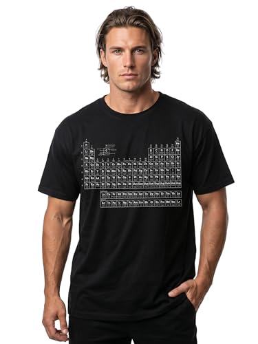 Makaya Tavola Periodica T-Shirt Uomo nera taglia M