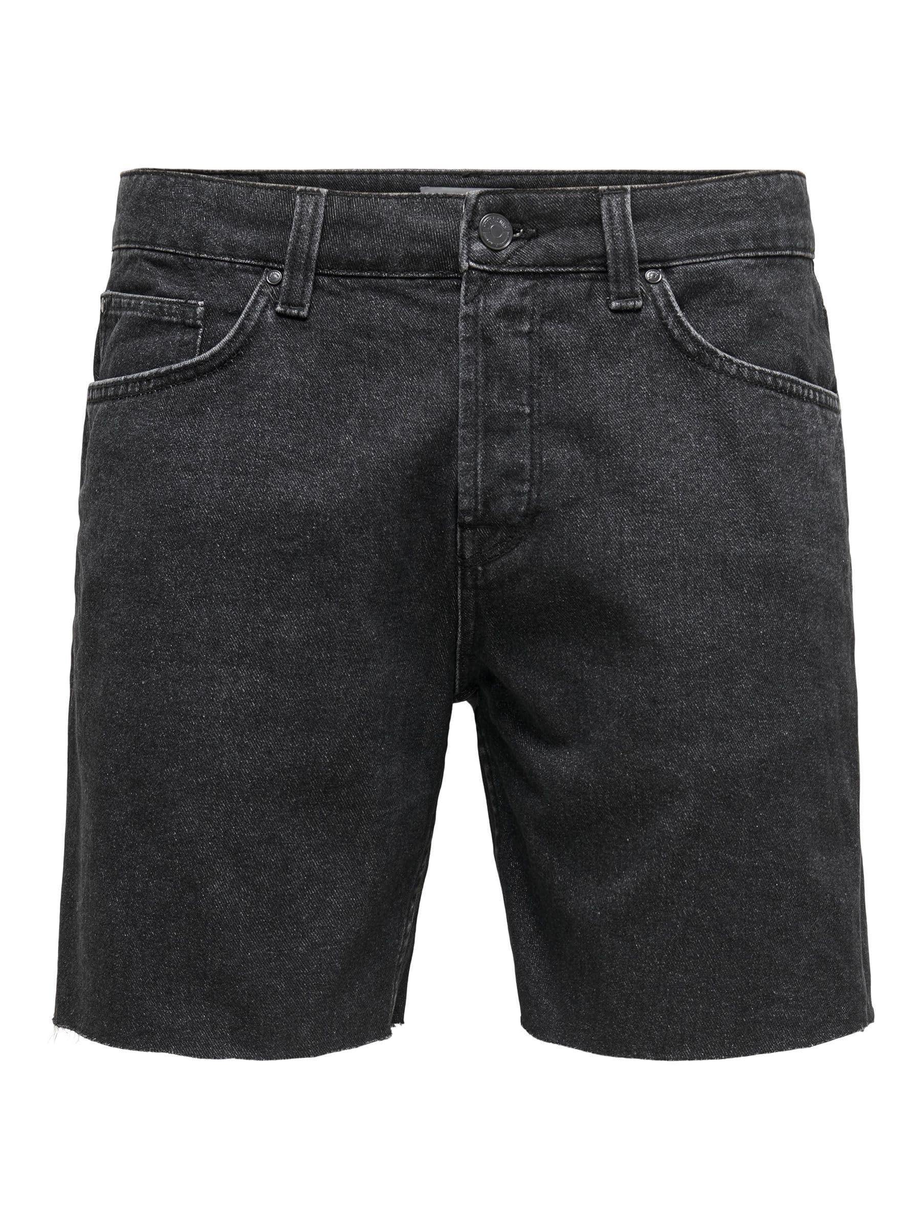 Only & Sons Pantaloncini jeans uomo L 100% cotone