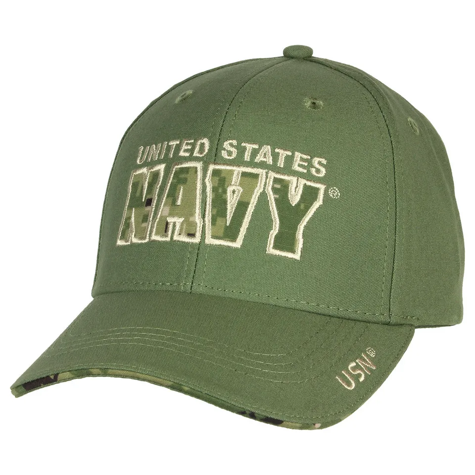 7.62 Design Headwear US Navy Camo Twill cappello verde taglia unica